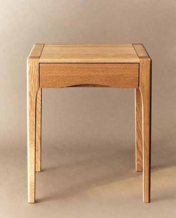 MESITA NOCHE ROBLE CON CAJÓN en Madera natural - Mesas de luz, Uruguay | Zara Home, vista 8
