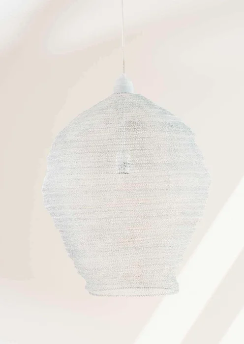 LAMPARA DE TECHO NINA WHITE - 45 X 60 CMS en Blanco - Lámparas colgantes, Uruguay | La Iberica