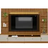 Rack con Panel Ouro Listones de madera y Led 268cm MDF/MDP - Muebles para TV, Uruguay | Balton, vista 11 de 11