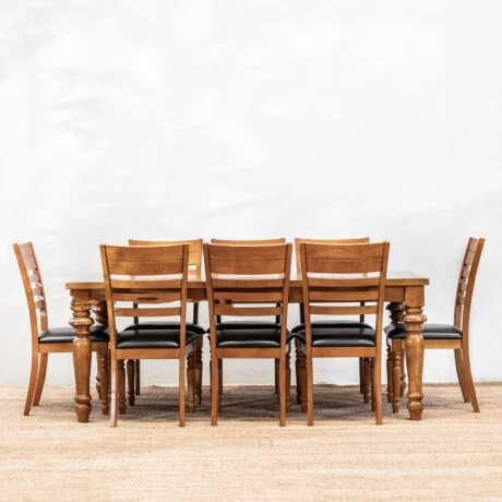 Juego De Comedor Luca en Marrón - Mesas de comedor, Uruguay | Aihaus