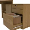 Escritorio esquinero Dover - Roble en Beige - Escritorios y sillas de escritorio, Uruguay | NYR, vista 3 de 4