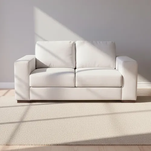 Sofa 2 Cuerpos Tela Natural-beige Smart Beige en Beige - Sillones y sofás, Uruguay | Divino
