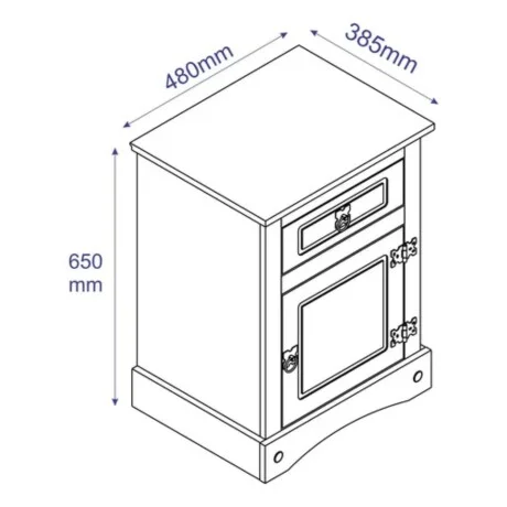 Promo 2 Mesa De Luz Linea Naturale - BLANCO en Blanco - Mesas de luz, Uruguay | La Cueva Muebles, vista 14