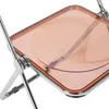 Silla De Comedor Pet-y-metal Marron Sofía en Naranja - Sillas, Uruguay | Divino, vista 3 de 4