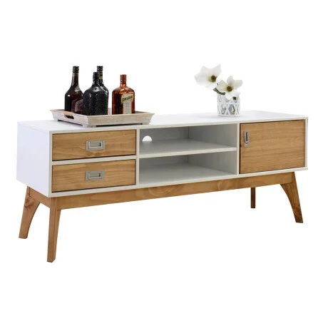 Rack de tv Linea Metro - Blanco/Miel en Multicolor - Muebles para TV, Uruguay | La Cueva Muebles, vista 6