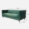 Sofá Charlotte - 3 cuerpos en Verde - Sillones y sofás, Uruguay | Walnut, vista 5 de 5