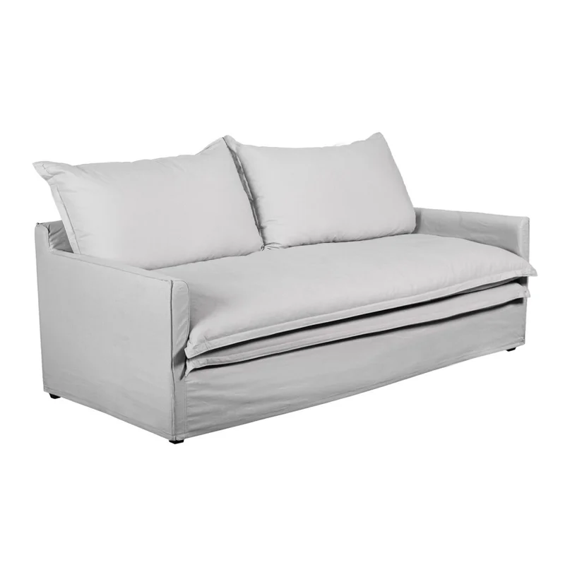 Sofa 4 Cuerpos Tela Gris Alaska en Gris - Sillones y sofás, Uruguay | Divino, vista 3