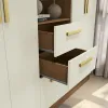 Ropero con Comoda 5 Puertas y 2 Cajones en Off-white - Roperos y placares, Uruguay | Delta Center, vista 7 de 8