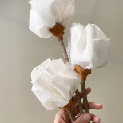 Flores de tela grandes – Set x3 unidades - Jarrones, Uruguay | Dreams On Time, vista 11