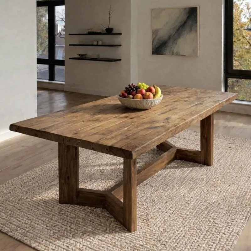 Mesa de comedor Linea Rimini en Marrón - Mesas de comedor, Uruguay | La Cueva Muebles