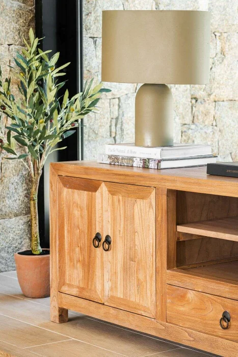 APARADOR BAJO / RACK PARA TV OLMO - 1.75 MTS en Madera natural - Muebles para TV, Uruguay | La Iberica, vista 12