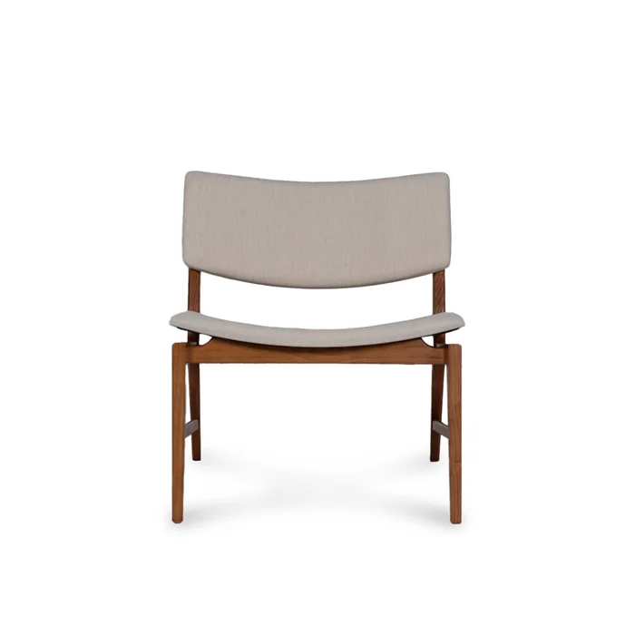 Butaca Zoe Eco - Nogal - Tapizado - Tela Rústica - Natural 93 en Beige - Butacas, banquetas y puffs, Uruguay | NYR, vista 2