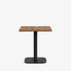 Mesa Saura de de madera de acacia acabado nogal 70 x 70 cm en Natural, Negro - Muebles para el exterior, Uruguay | Kavehome, vista 1 de 5
