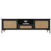 Rack Terra – Negro - 207 cm - Muebles para TV, Uruguay | Berna home, vista 1 de 2