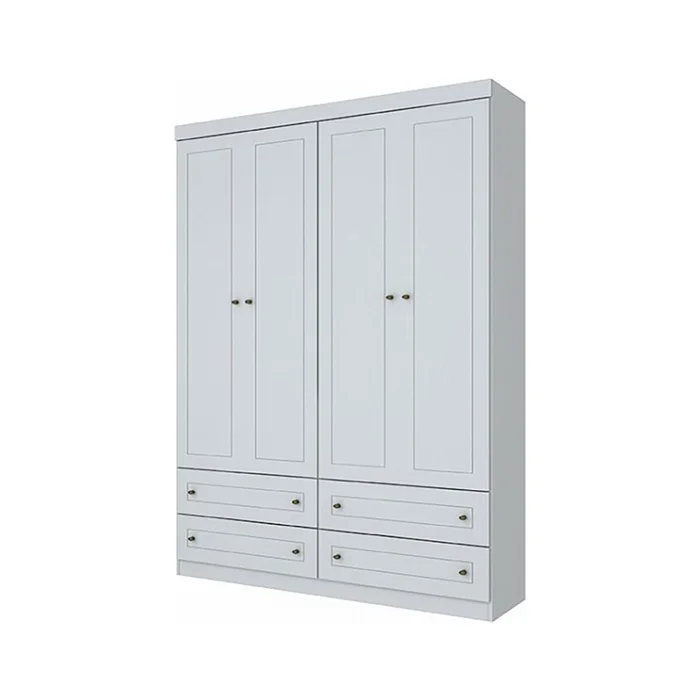 PLACARD ROPERO AMERICANO 4 PUERTAS MDF - Roperos y placares, Uruguay | Alfa Ventas, vista 2