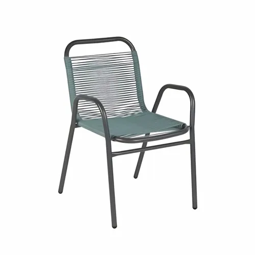 Silla de Jardín Simil Rattan - Verde en Verde - Muebles para el exterior, Uruguay | Rústico Hogar