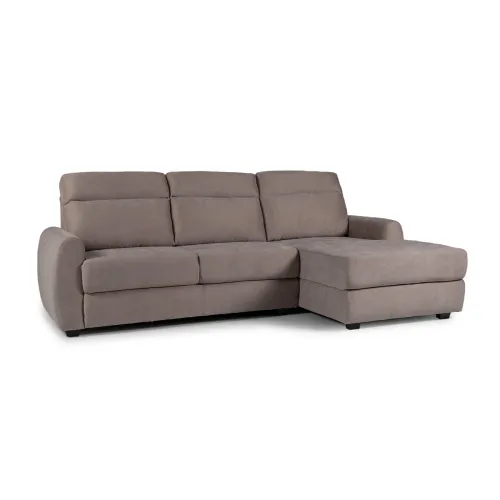 Rinconera Elyon - Tela Microfibra - Chaise derecho - 9249 (Tostado) en Beige - Sillones y sofás, Uruguay | NYR