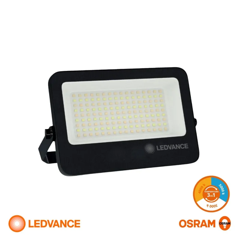 Foco LED LEDVANCE Compact IP66 50W CCT Negro en Negro - Lámparas colgantes, Uruguay | Serlux