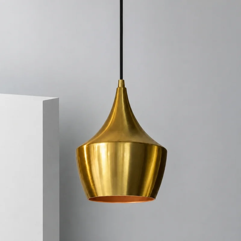 Luminaria Colgante Geisha 2 Golden ø 20 cm en Amarillo - Lámparas colgantes, Uruguay | Unilux, vista 3