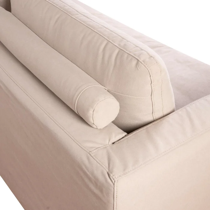 Sofá 3 Cuerpos Tela Natural-beige Nunu Beige en Beige - Sillones y sofás, Uruguay | Divino, vista 7