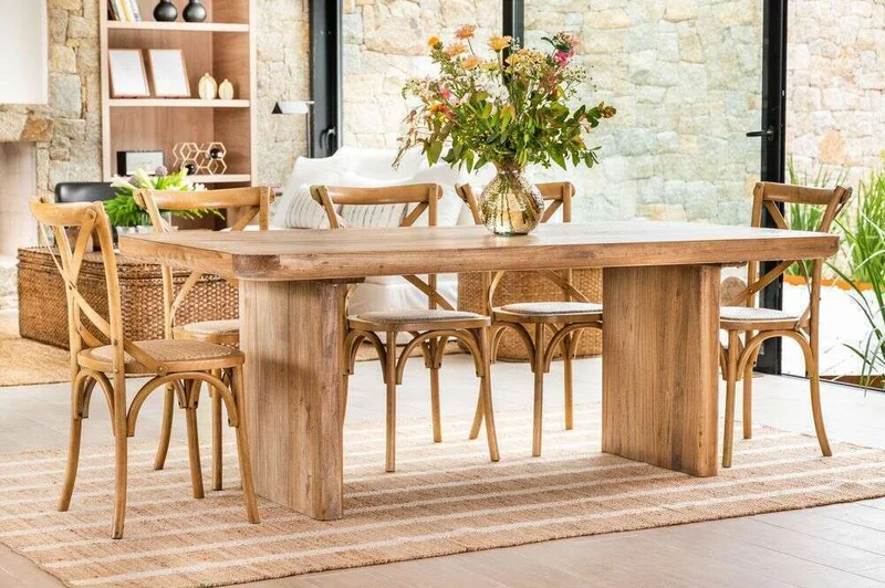 MESA COMEDOR ATHENA - 2.00 X 1.00 MTS en Madera natural - Mesas de comedor, Uruguay | La Iberica, vista 17
