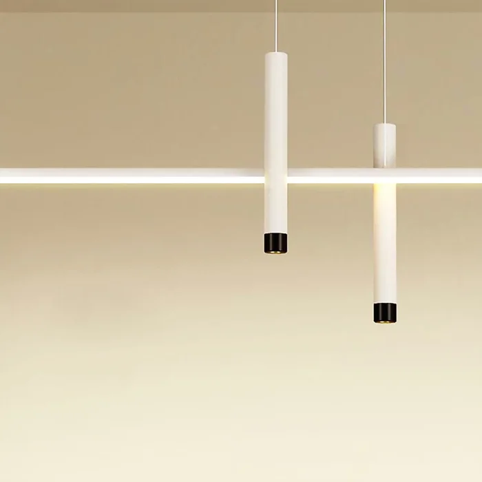 LUMINARIA MIES WHITE en Blanco - Lámparas colgantes, Uruguay | Berlina Store, vista 2