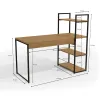 MESA DE ESCRITORIO CON ESTANTERIA LINEA INDUSTRIAL HIERRO - Bibliotecas, Uruguay | Balton, vista 4 de 10