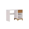 ESCRITORIO PRATA 1 CAJON  2806 BFN OFF WHITE/ FREIJO (NUEVO) - Escritorios y sillas de escritorio, Uruguay | Rosas Hermanos, vista 1 de 3