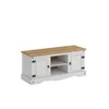 Rack 2 puertas 1 Estante - 120cm - Línea Monterrey - Blanco en Blanco - Muebles para TV, Uruguay | Ecowood, vista 2 de 4