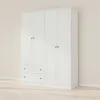 Placard 4 Puertas Mdf Blanco Americano Plus en Blanco - Roperos y placares, Uruguay | Divino, vista 1 de 4