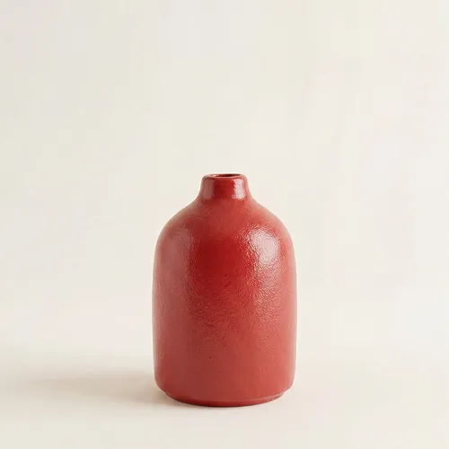 Jarrón Cerámica Pequeño en Rojo - Jarrones, Uruguay | Cabana