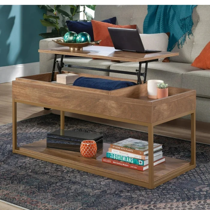 Mesa Ratona Articulada 3V Sauder en Madera natural - Mesas de living, Uruguay | Ecowood, vista 2
