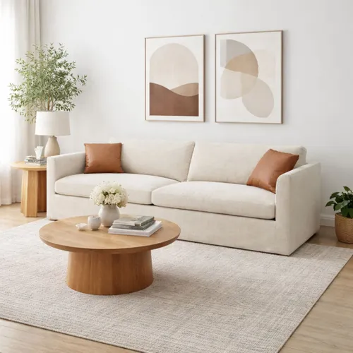 SOFA NAHUEL HUAPI Beige 3 CUERPOS - Sillones y sofás, Uruguay | Viasono