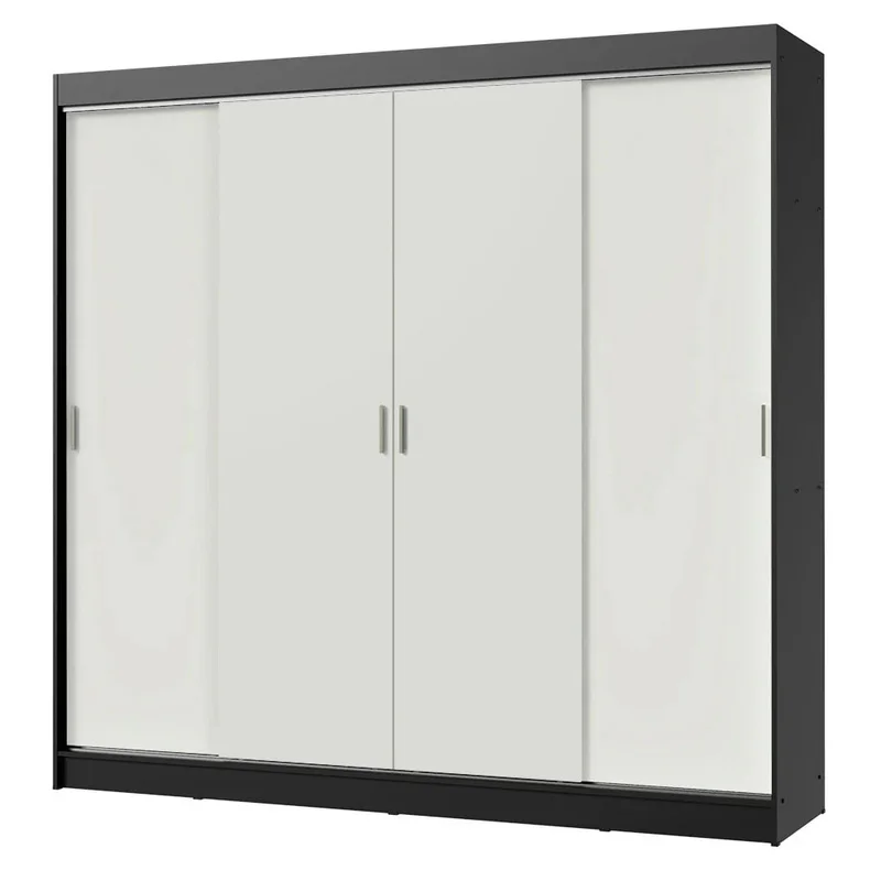 Ropero Placard Matrimonial Austin 4 Puertas Corredizas 215cm en Blanco - Roperos y placares, Uruguay | Balton, vista 19