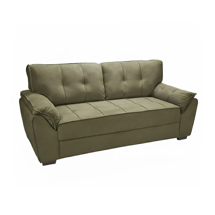 Sillón 3 Cuerpos - Montana Microfibra - Verde en Verde - Sillones y sofás, Uruguay | Rústico Hogar, vista 2