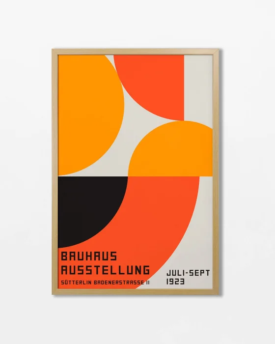 Bauhaus - Orange N.02 en Multicolor - Láminas, Uruguay | La Cuadrería