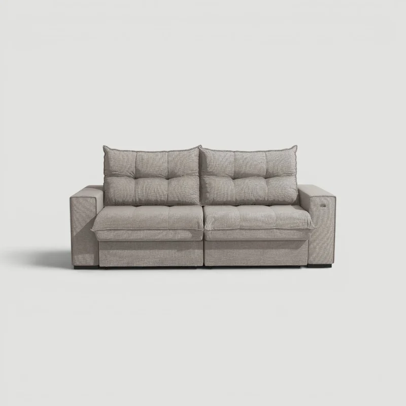 Sofa Dorian 236CM - Retractil/Reclinable en Beige - Sillones y sofás, Uruguay | Balton, vista 7