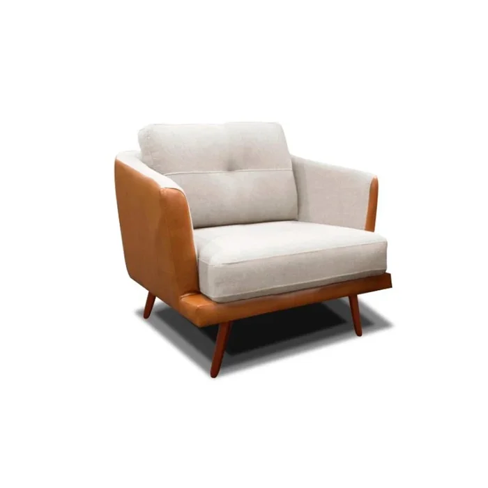 Sillon Poltrona 1 Cuerpo Trinidad - Marron y beige en Marrón y Beige - Sillones y sofás, Uruguay | Ecowood