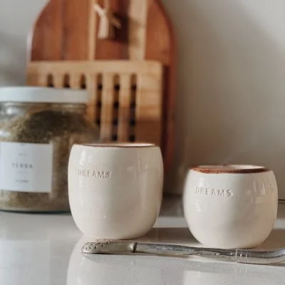 Mate grande en crudo con borde tierra - Decoración, Uruguay | Dreams On Time, vista 4
