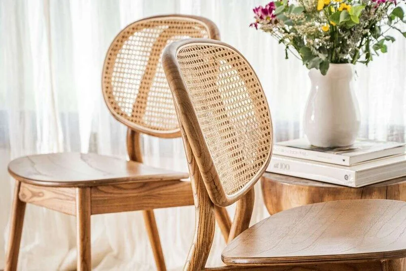 SILLA VILA - OLMO MIEL en Amarillo - Sillas, Uruguay | La Iberica, vista 4