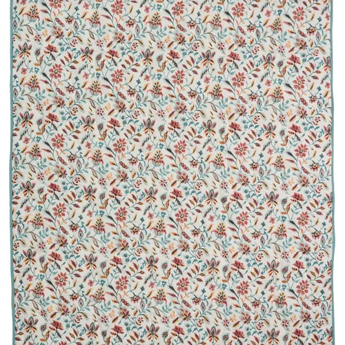 Manta acolchada KAMILLE 140x200 bl/petroleo en Azul - Textiles, Uruguay | JYSK
