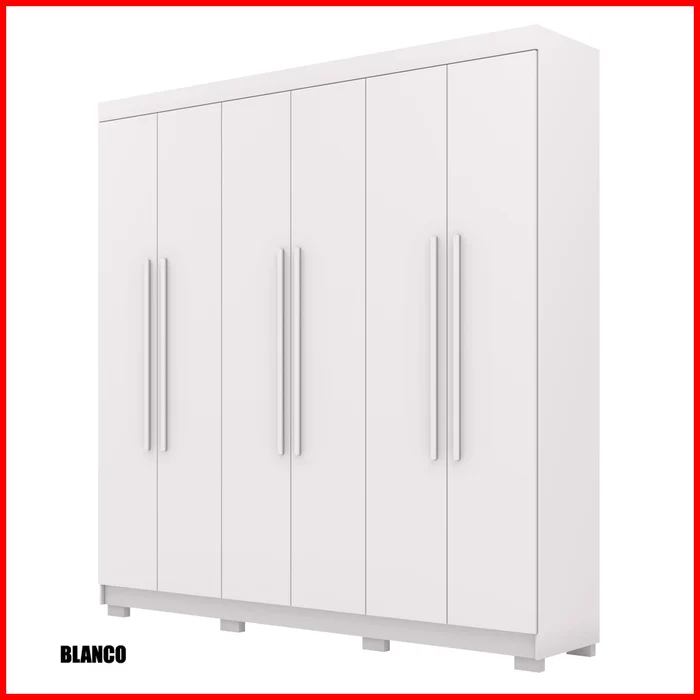 Placard 6 puertas – Elegance 10037 - Roperos y placares, Uruguay | Punto Unión, vista 3