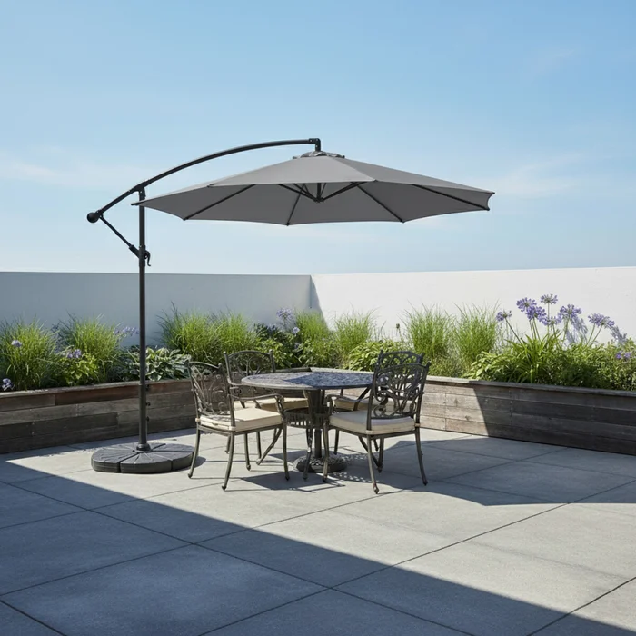 Sombrilla de Jardín 3.0m - Gris en Gris - Muebles para el exterior, Uruguay | Rústico Hogar, vista 3