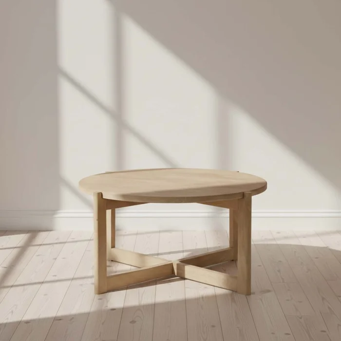 Mesa Ratona Madera-de-mango Natural-beige Bosque Natural en Madera natural - Mesas de living, Uruguay | Divino