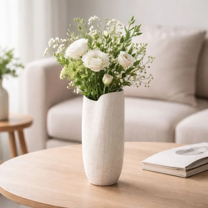FLORERO ORGANIC Blanco Large en Blanco - Decoración, Uruguay | Viasono