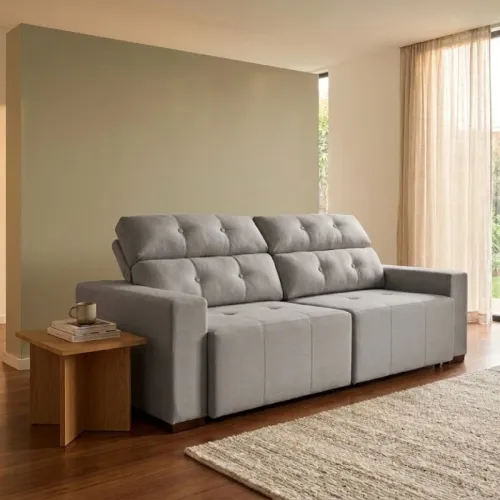 Sofá San Bernardo Retráctil / Reclinable, espuma D33 - 1.80 de largo, cuerpo entero - Sillones y sofás, Uruguay | Urumobil