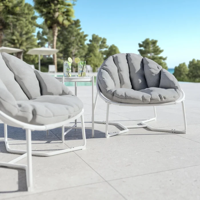 Sillón Cocoon Blanco - Muebles para el exterior, Uruguay | Naterial Uruguay