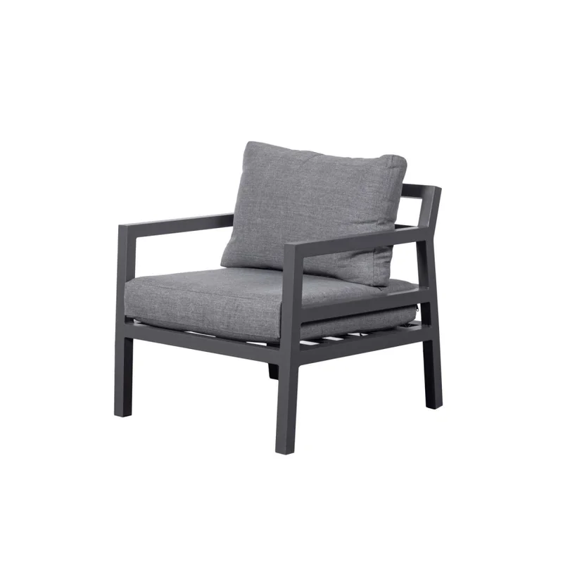 Set De Living Aluminio Gris Portofino en Gris - Muebles para el exterior, Uruguay | Divino, vista 3