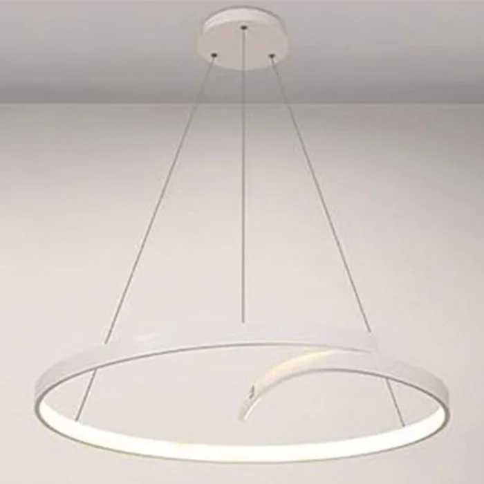Luminaria led colgante 72W Gris en Blanco - Lámparas colgantes, Uruguay | Decotech, vista 4