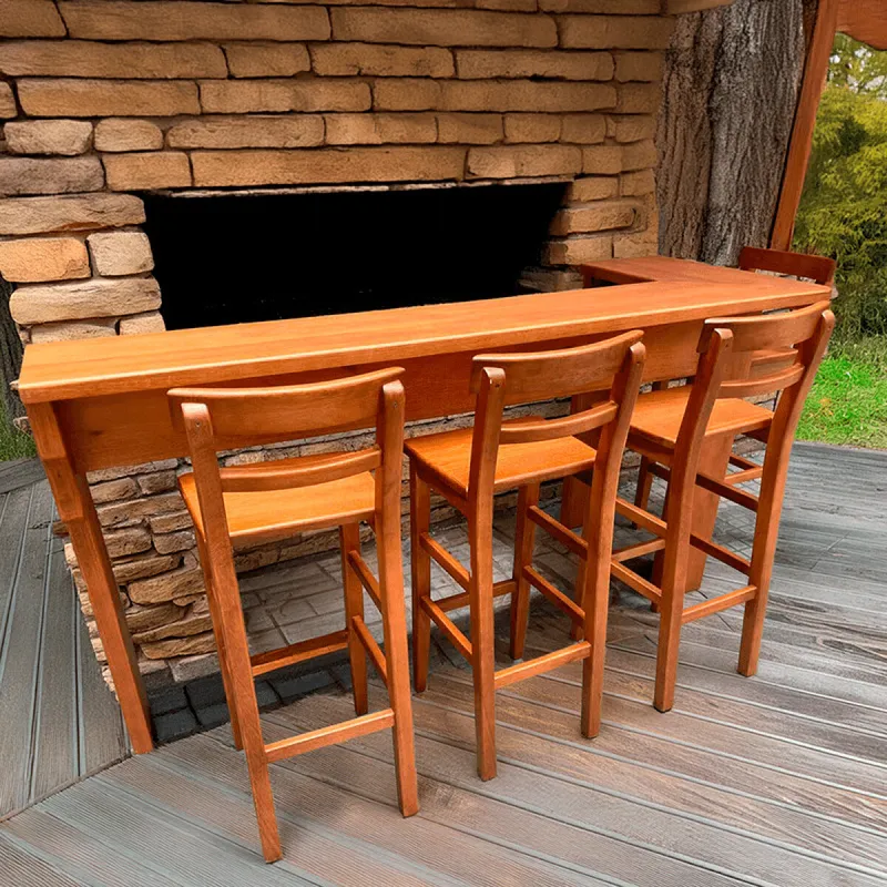 Barra de exterior / barbacoa — Serra Amoblamientos en Madera natural - Muebles para el exterior, Uruguay | Serra Amoblamientos